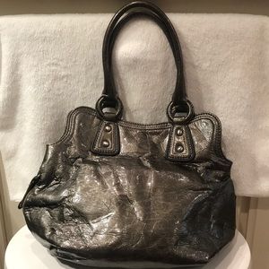 Echo gray metallic bag